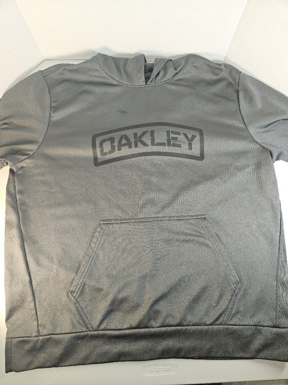 Oakley Men's Hoodie in Dark Graye SI Tab Hoodie XL